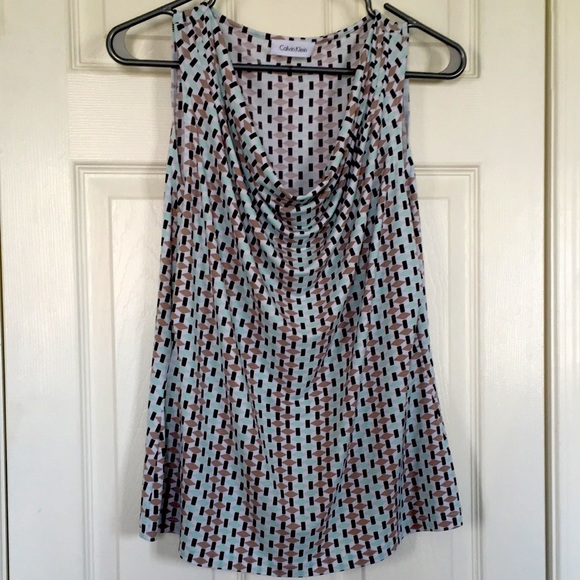 Calvin Klein Tops - NWOT Calvin Klein Cowl Neck Sleeveless Blouse